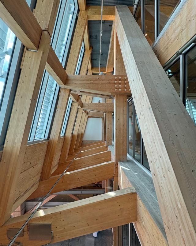 星空综合体育网页版“育教于木”：美国一修建学院讲授楼因“高颜值”走红(图3)